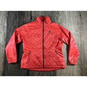 The North Face Jacket Women XL Salmon Orange Thermoball Eco Puffer Quilted